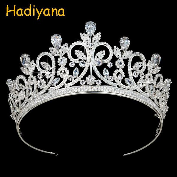 

crown tiara wedding classic design hair jewelry water droplets shape for women with bc3613 pince cheveux femme, Golden;silver