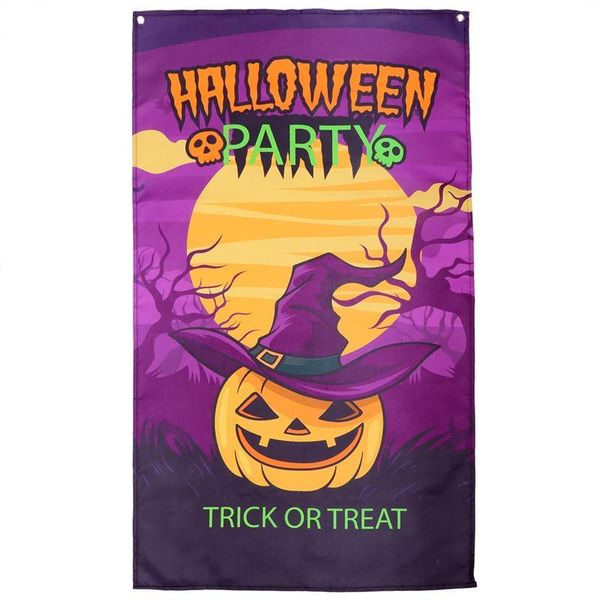 

1pc scary tapestry halloween poster halloween background cloth halloween theme party poster scene layout decor jllutw