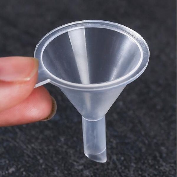 

transparent plastic small perfume essential oil mini empty bottle liquid filling funnels kitchen bar dining tool hha1619