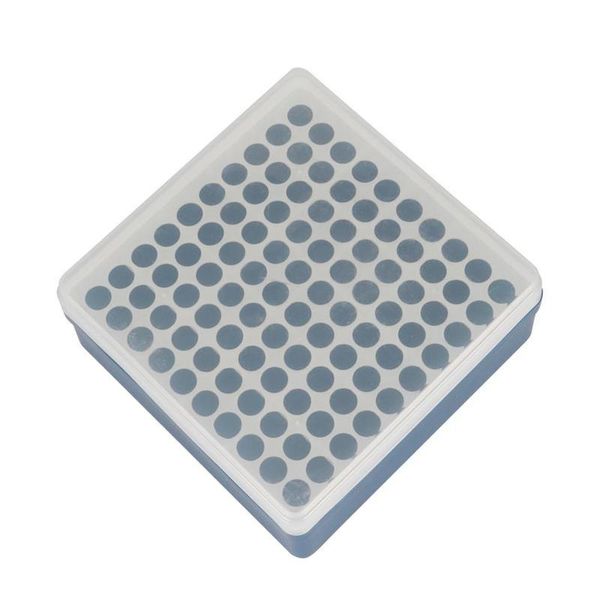 

plastic 100 holes centrifuge test tube rack 1.5ml centrifugal test tube support holder school laboratory qylqxb