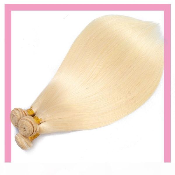 

indian virgin hair extensions straight 3 bundles blonde 613 color hair products 10-32inch soft 613 blonde color three pieces one set, Black