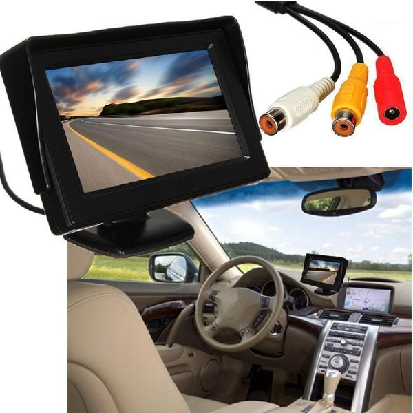 

4.3inches car video display screen car rear view monitor screen for rearview vehicle backup parking no camera1
