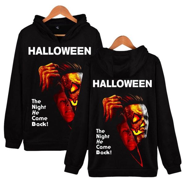 

3d halloween sweatshirts autumn hoodies michael 2021 myers harajuku oversized print casual women hoodie men streetwear pullover vwjcd, Black
