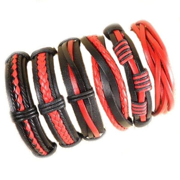 

male wrap wholesale leather 6pcs bangle female party gifts or random 10pcs mix styles braided bracelets bbyltv bde_home