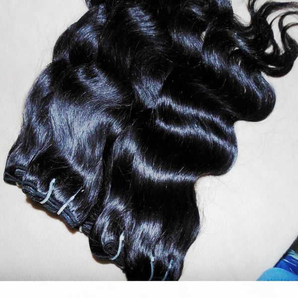 

pretty wish star processed peruvian weave human hair 6 bundles weaves new hairs, Black