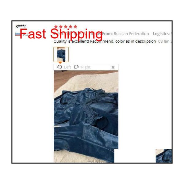 

2019 gold velvet 4 pieces warm winter pajamas sets women lace bath robe pajamas sleepwear kit sle jlljyq yeah2010