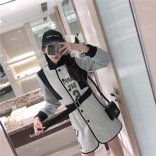 

lanlin korean loose plush medium length grey coat for women's warmth1, White;black