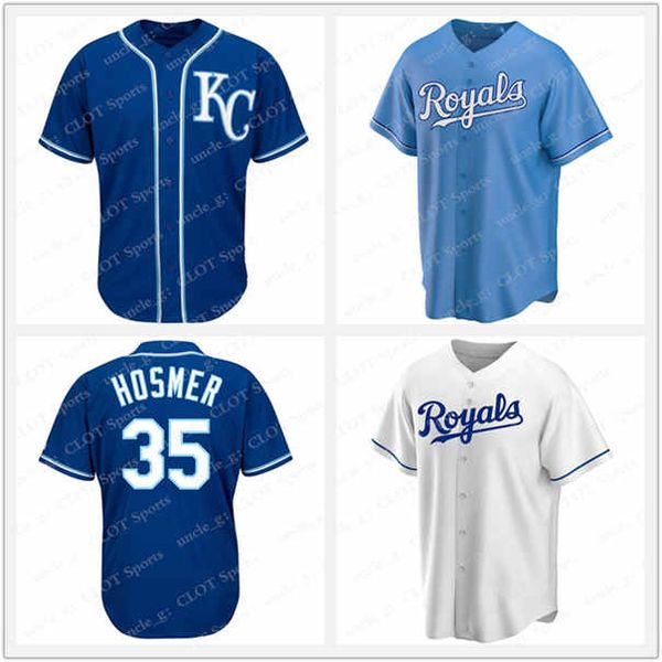 

kansas\rcity\rroyals men #13 salvador perez 4 alex gordon 35 asa lacy custom women youth light blue\rreplica\ralternate jersey, Blue;black