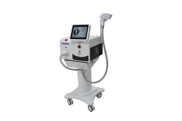 

hair removal machine portable for men and women 3 wavelength 755 808 1064nm 600w diode laser permanent painless effetctive body laser equipm, Black