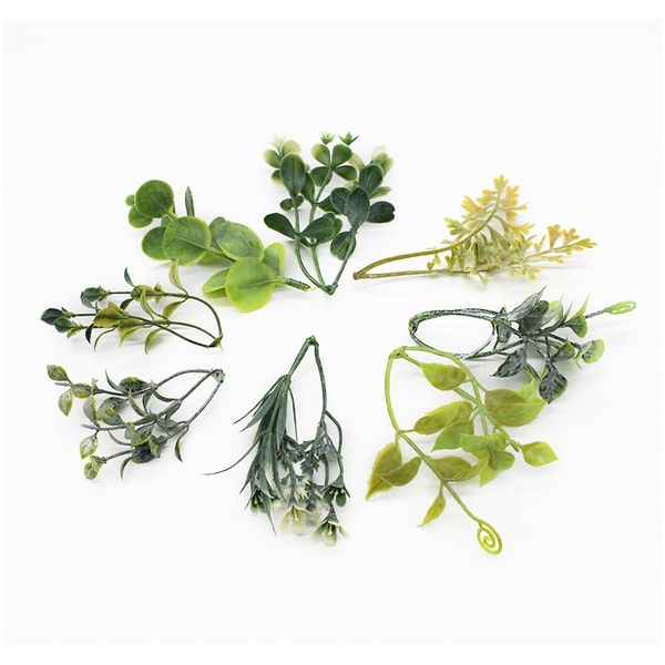 

30 искусственных травы свадебные украшения дома декор рождества diy садоводство для стрельбы реквизиты партия бонсай декоративный подарок f