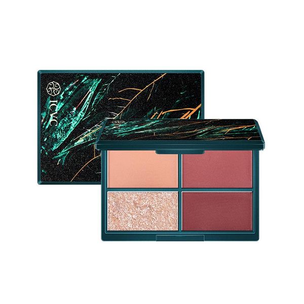 

feather mist velvet 4 color eye shadow matte shimmer pearly silky long lasting eyeshadow palette eyes makeup maquillaje txtb1