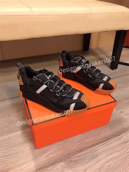 

herme 2021man angel cream tail light static oreo reflective sesame flax zebra sports sneakers hy201021, Black