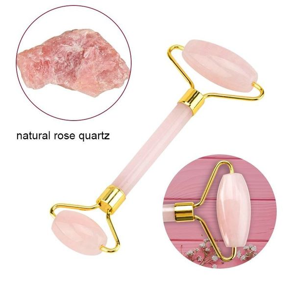 

tamax jd003 practicaln women pink facial relaxation slimming tool quartz jade roller massager face body head neck foot massage welded metal