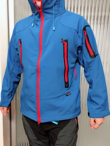 

new mens windser waterproof warm spring auturm softshell outdoor hooded jacket, Black;brown