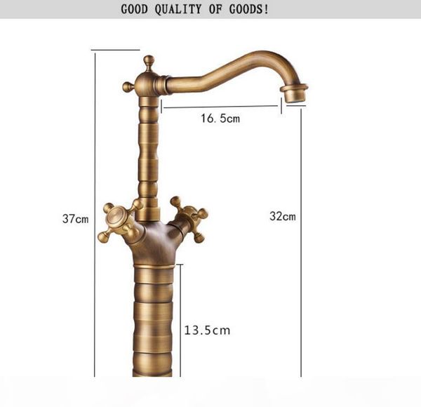

antique brass finishing bathroom faucets basin faucets dual handle cold wash basin tap lavatory faucet