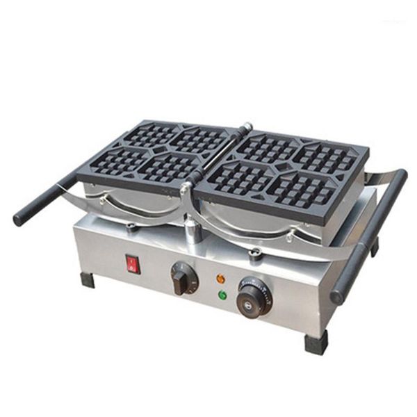 

bread makers jamielin electric industrial square waffle machines rotate stove, maker, iron making machine1