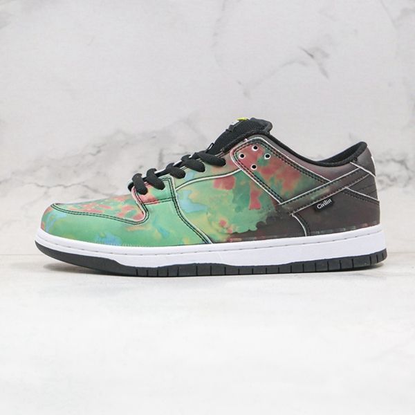 

authentic civilist dunk black low men women running shoes sb thermography smiling face thermal imaging outdoor sneakers with box size 36-45