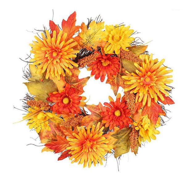 

2020 simulated chrysanthemum garland hanging pendant for wedding new year party home decoration1
