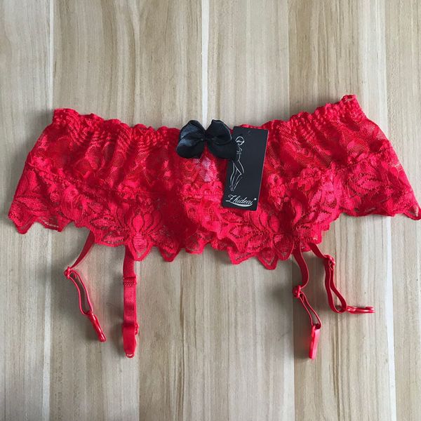 

lace garters for transparent intimate underwear hold up suspender belt for stockings women erotic lingerie, Black;white