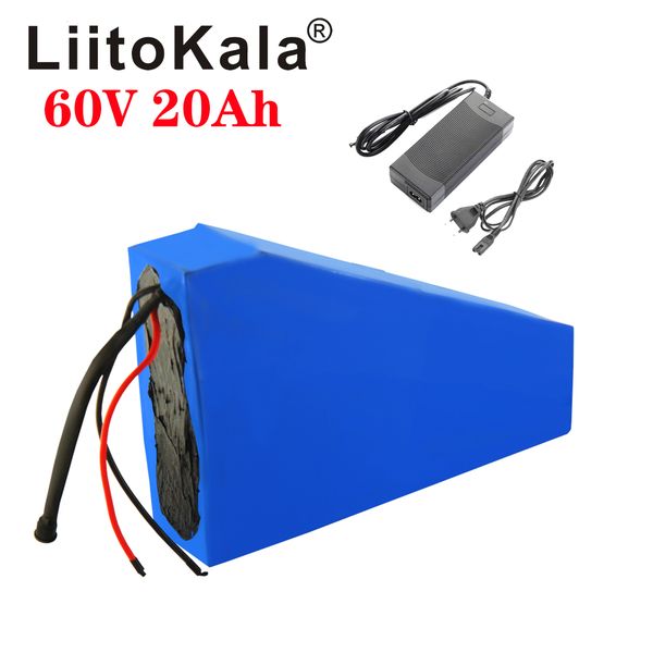 

liitokala 60v 20ah lithium ion battery electric bicycle battery 60v 1500w electric scooter battery + 67.2v2a