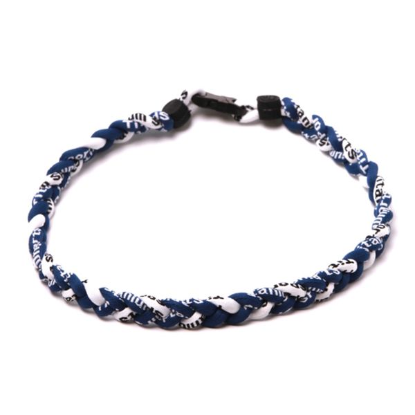 

new arrival regular colors 3 rope tornado energy necklaces bracelet, Silver