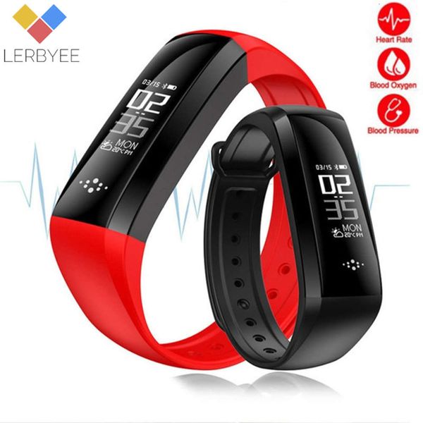 

lerbyee wristband m2s display, reminder fitns tracker mem women's blood prsure smart exercise belt