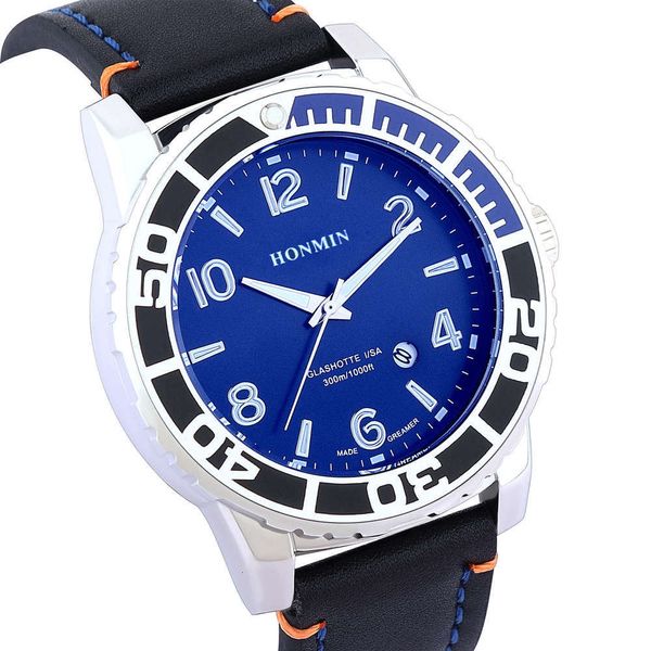 

fashion waterproof men's belt quartz nmhin watchd0fc, Slivery;brown