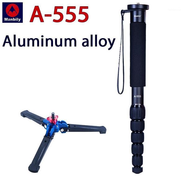 

a-555 draagbare camera monopod aluminium professionele beugel kan worden uitgerust met een statief1