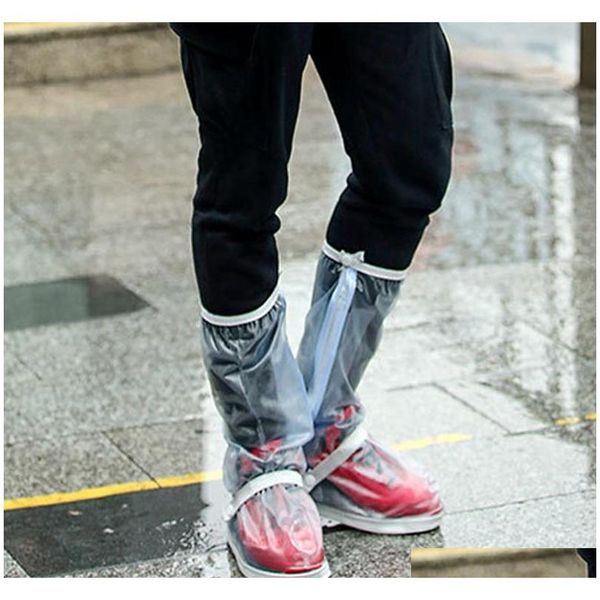

padded moto boots shoes covers reusable rain shoes cover waterproof outdoor riding rainproof bicycle motor qylmmm garden2010