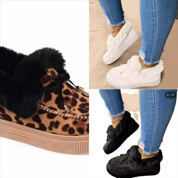 

yvebq brand man cotton slippers men winter bathroom mop cotton yarn plush shoes male warm australia style plus velvet snow boots male, Black