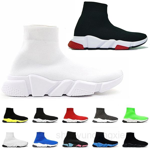 

designer sneakers speed trainer black red gypsophila triple black fashion flat sock boots casual shoes speed trainer runner with box hj5t