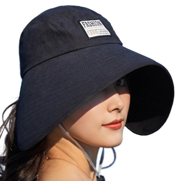 

summer ladies big sunscreen sun hat outdoor sun hat, Blue;gray