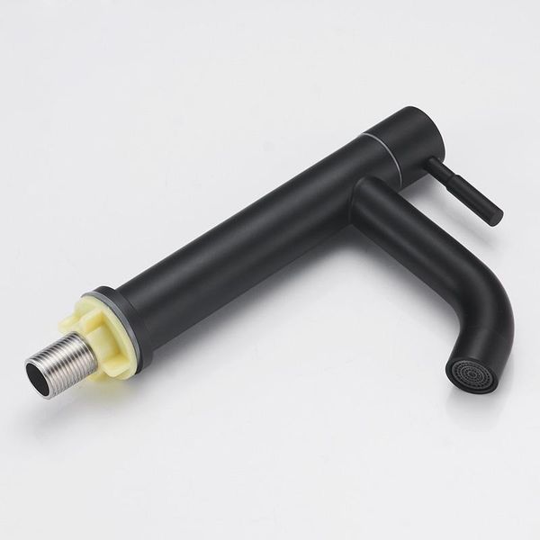 

304 из нержавеющей стали бортике раковины кран бассейна ржавчина и устойчивость к коррозии ванная кухня черный одноместный холодной воды кра