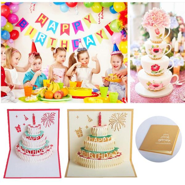 

greeting cards details about 3d card happy birthay baby gift creative cake shape handmade