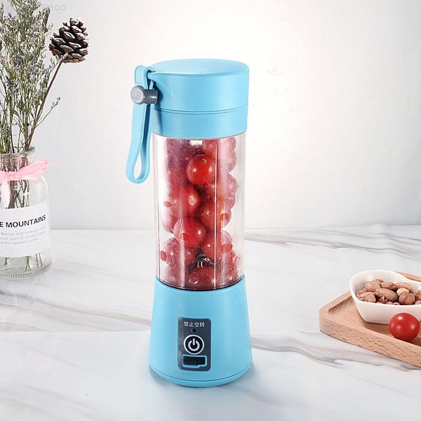 

portable mini charging juice cup multifunctional fruit household electric 2 blade juicer ju0463
