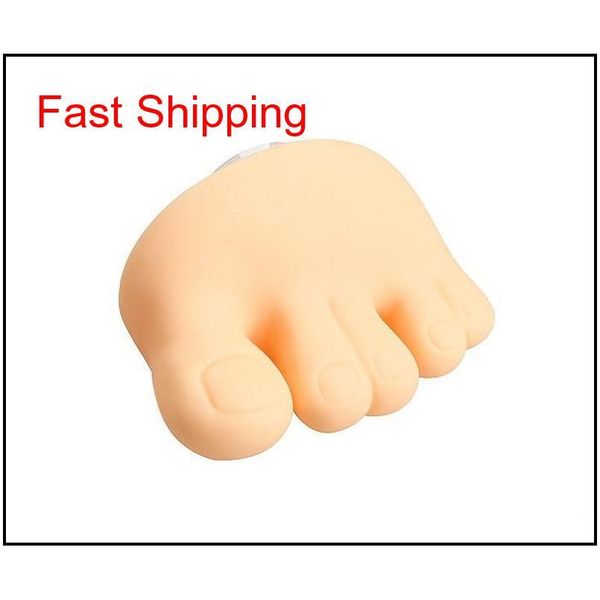 

cute mini toe toothbrush holder box hanging suction cup bathroom storage rack toothpaste storage holder bathroom was qyltft toys2010