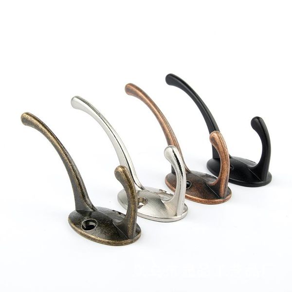 

hooks & rails vacclo zinc alloy storage hook vintage wall hanger screw bathroom kitchen room cloth towel rack coat hat holder supply