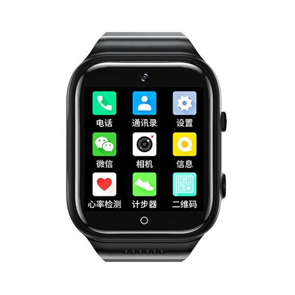 

factory wholesale ip68 black bluetooth sports watch,4g video call custom camera wifi gps face id smartwatch