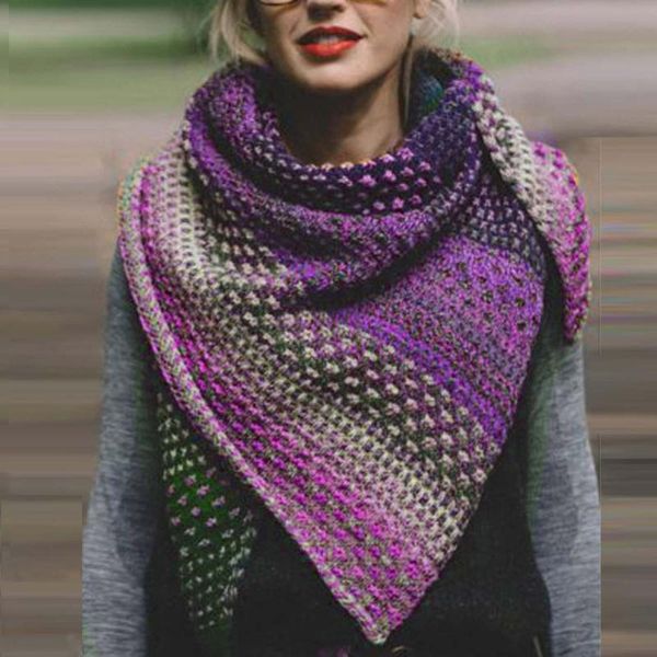 

winter knitted scarf women cashmere luxury thickened scarves lady warm blanket femme shawl echarpe bufanda #t3g, Blue;gray
