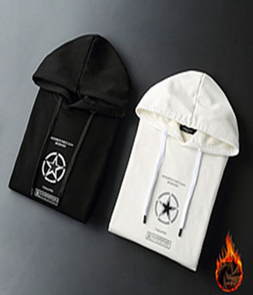 

bodywear hoodie мода мужская стилист капюшон высокого качества черный белый мужской дизайнерская капюшон, Black