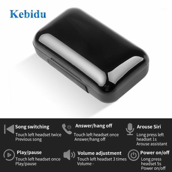 

bluetooth v5.0 wireless earphones mini tws sports hifi headphones earphones 9d waterproof wireless earphone headset earbuds1