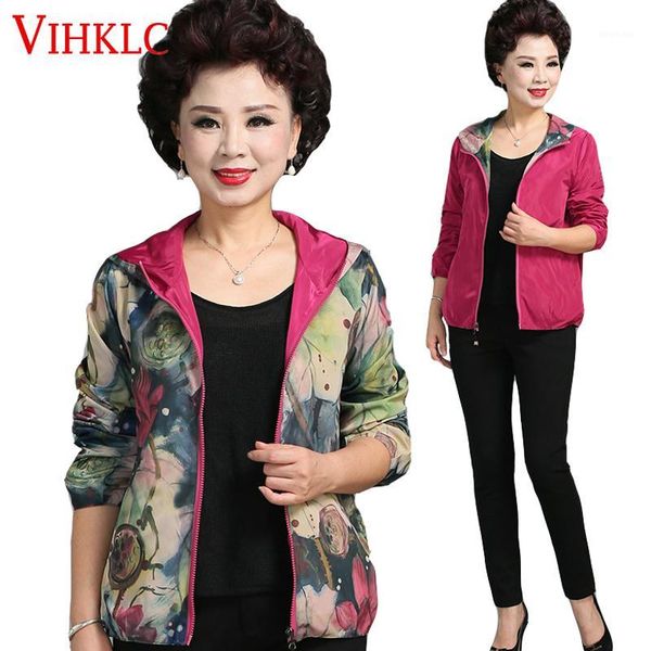 

2018 women jacket brand flower print plus size casual baseball sweatshirt button thin bomber long sleeves coat jackets t6801, Black;brown