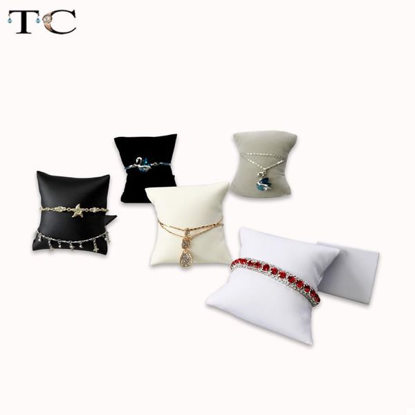 

jewelry pouches, bags display frame middle bracelet embrace pillow bracket watch bag cushion rack, Pink;blue