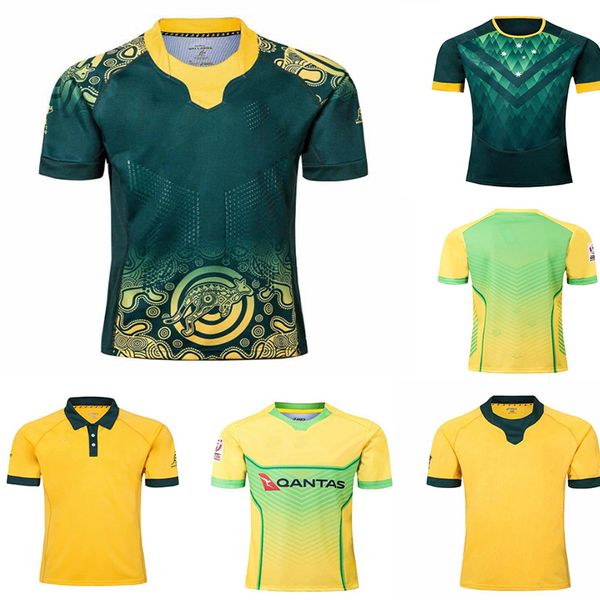 

new world cup australia wallabies rugby jersey sydney roosters rugby league jerseys 2019 australian shirt maillot de rugby s-3xl, Black;gray