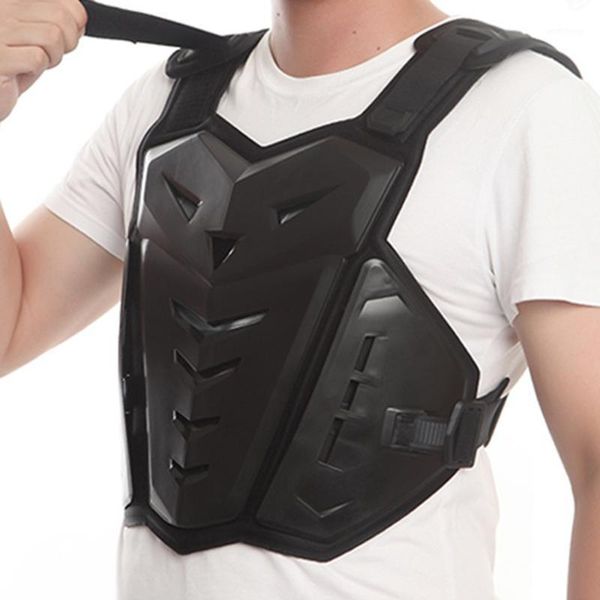 

adjustable anti bump back protector practical durable armor vest motorcycle riding accessory chest support gear reduce damage1