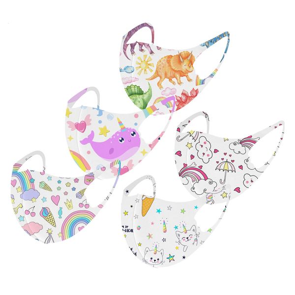 

factory 5pcs funny for children halloween cosplay face mask fashion mondkapjes wasbaar mascarillas para nios maske