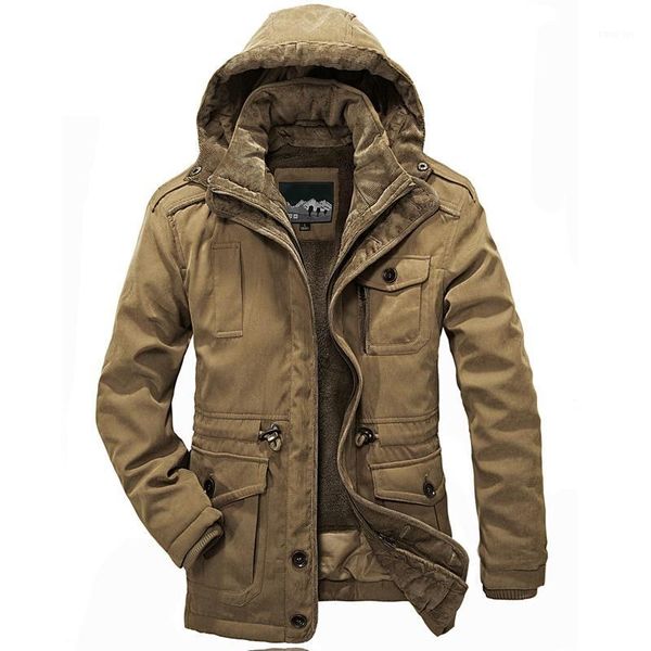 

2019 new fashion brand arrival men warm parkas heavy wool men winter jacket 2 in 1 coat size m-4xl1, Black;brown