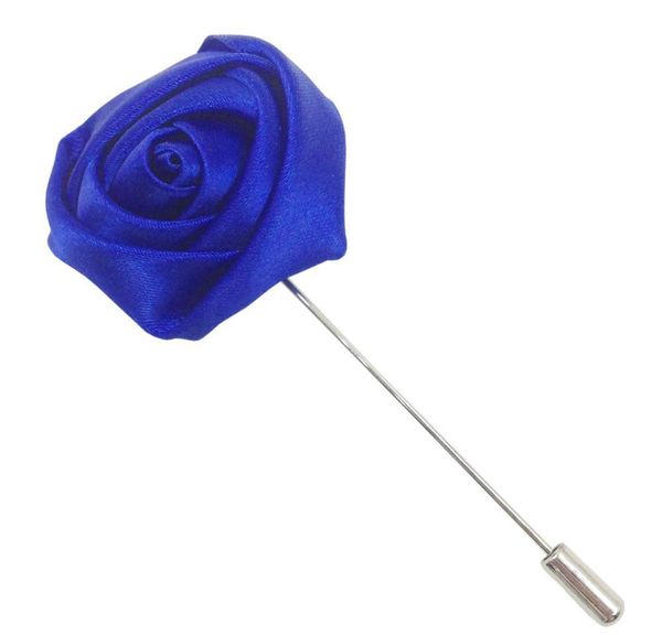 

wholesale- wedding boutonniere floral stain silk rose flower 16 color available groom groomsman man pin brooch corsage su bbydvg soif