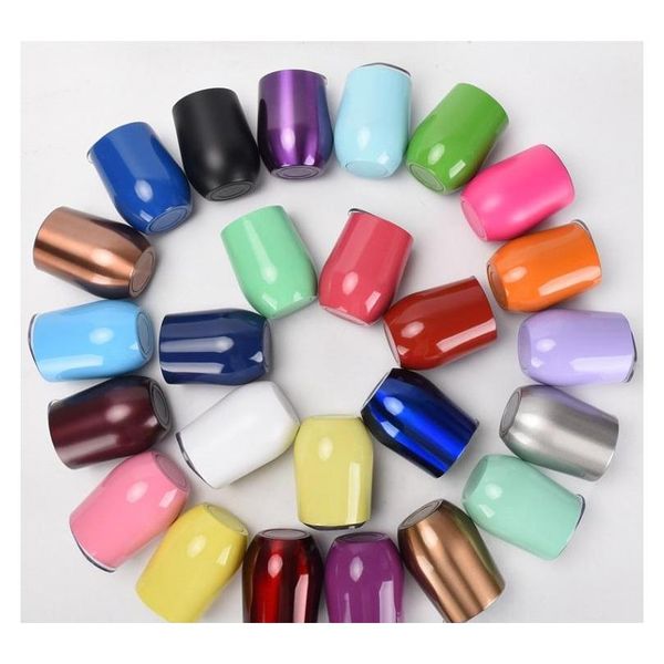 

pr/ usa /ca/ uk /au/ 12oz wine glass tumbler with lid vacuum insulated stainless steel wine tumbler stemless wine glasses ju0050 jciya