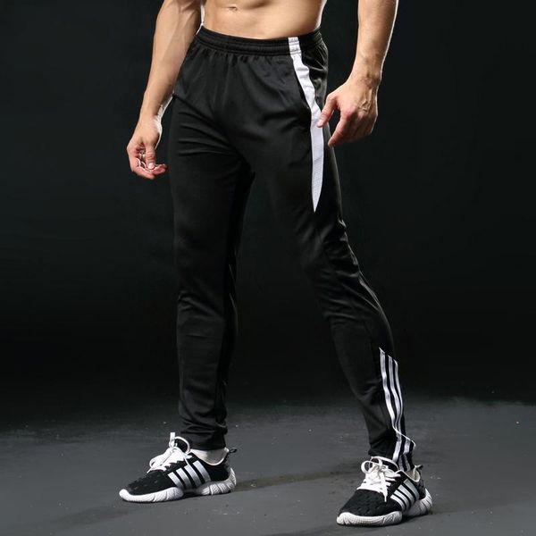 

bottoms track training jogging trousers mens joggers basketball tennis fitness running sport pants men soccer tracksuit, Black